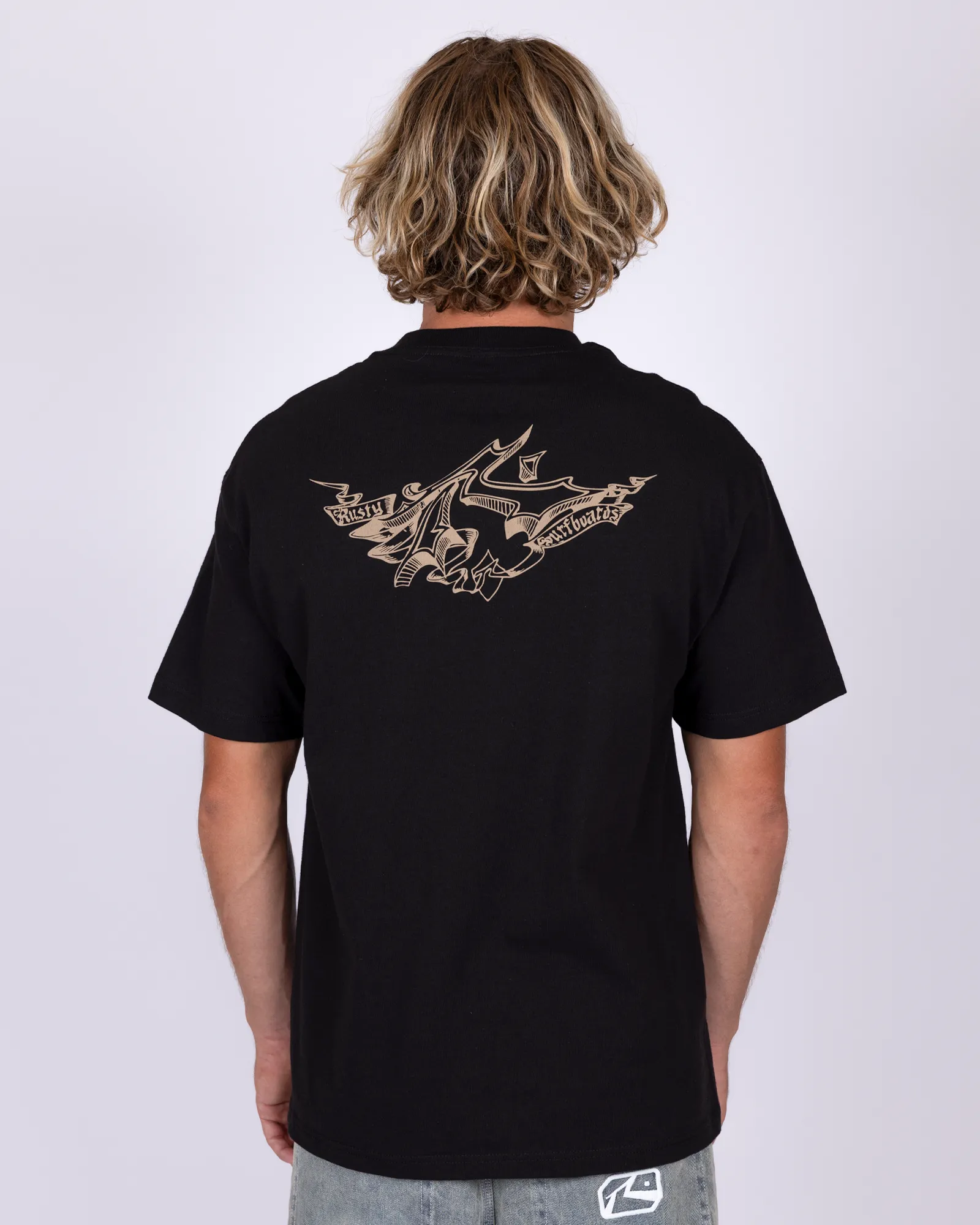 Gothic Banner Short Sleeve Tee sold by Rusty product image thumbnail 2