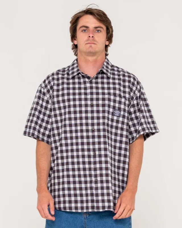 Worldwide Curved Hem Short Sleeve Shirt made by Rusty