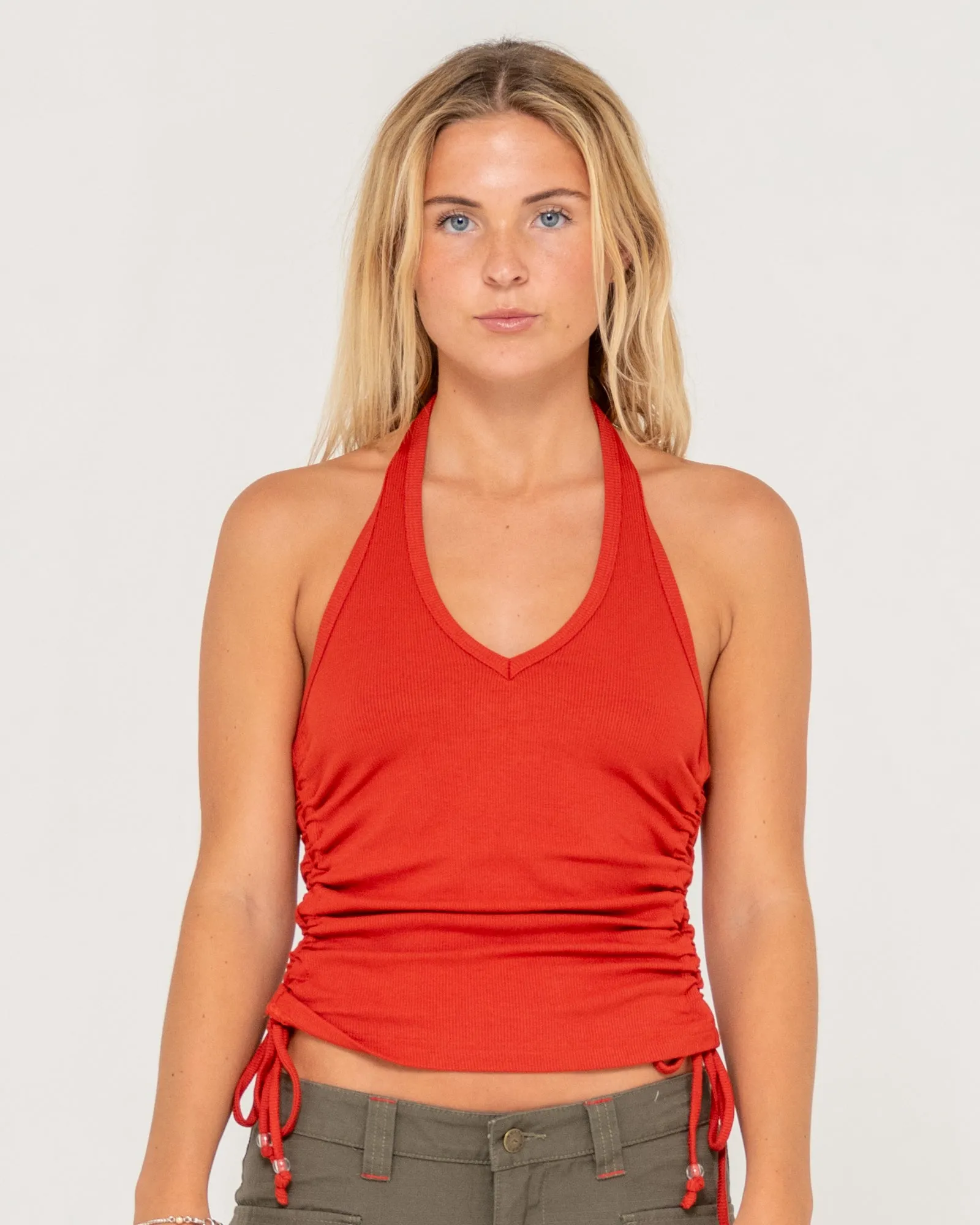 Halter It Up Roughed Top sold by Rusty
