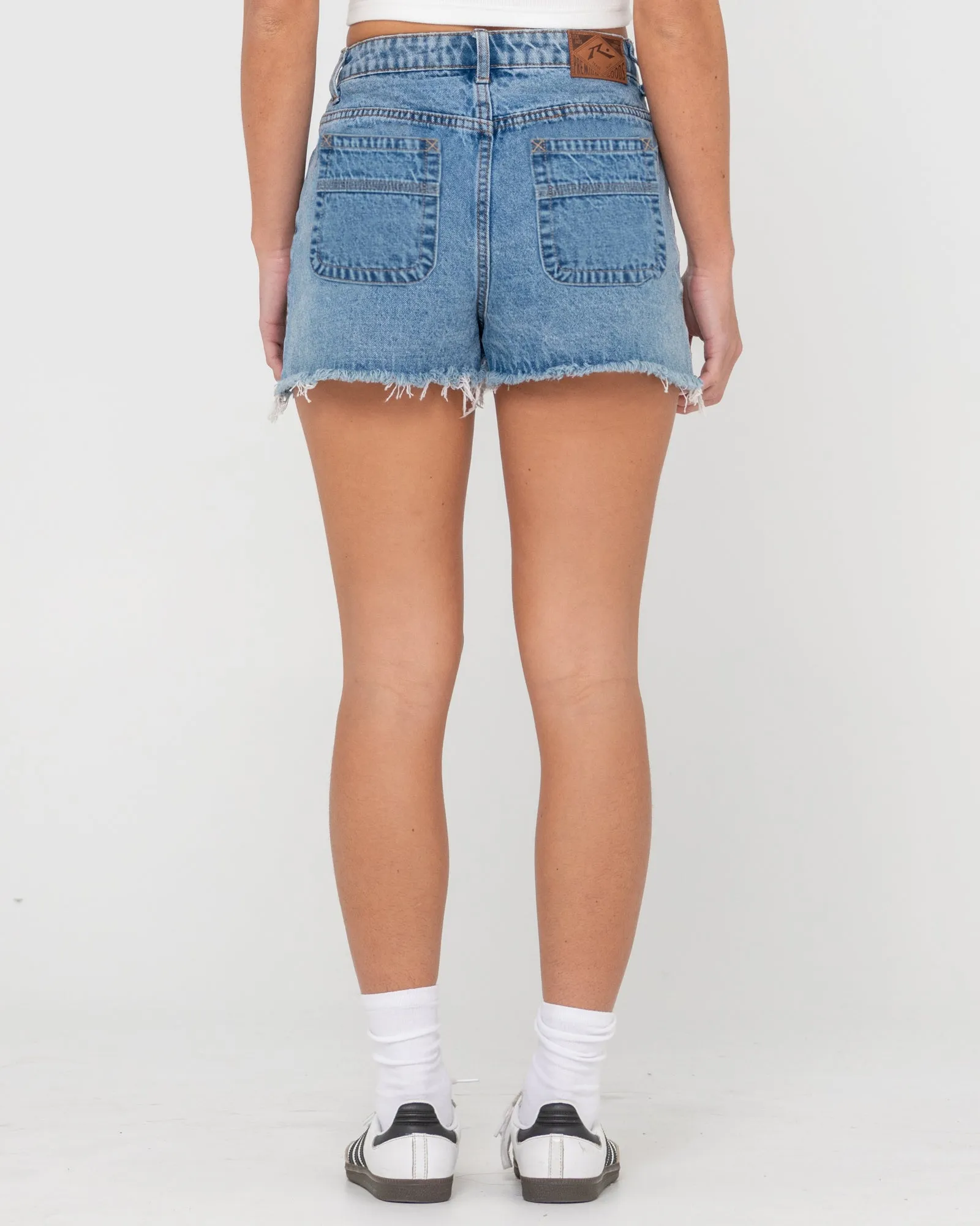 Penny Kick Flare Denim Short sold by Rusty product image thumbnail 2