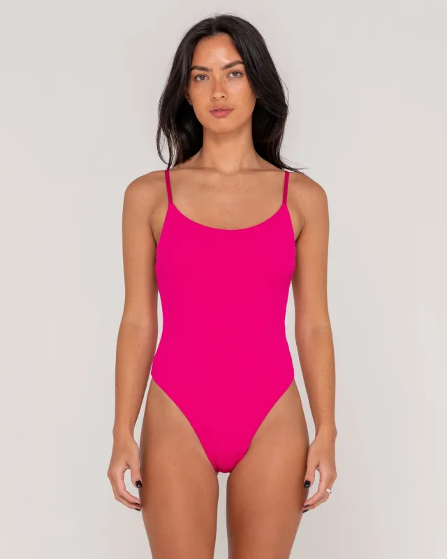 Sandalwood Hi Leg One Piece made by Rusty