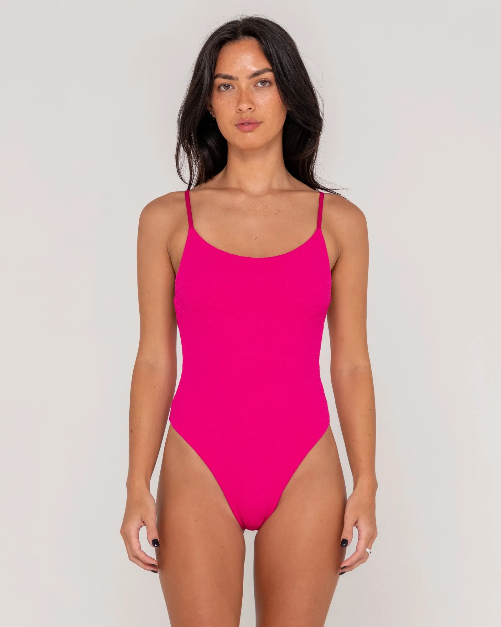 Sandalwood Hi Leg One Piece sold by Rusty