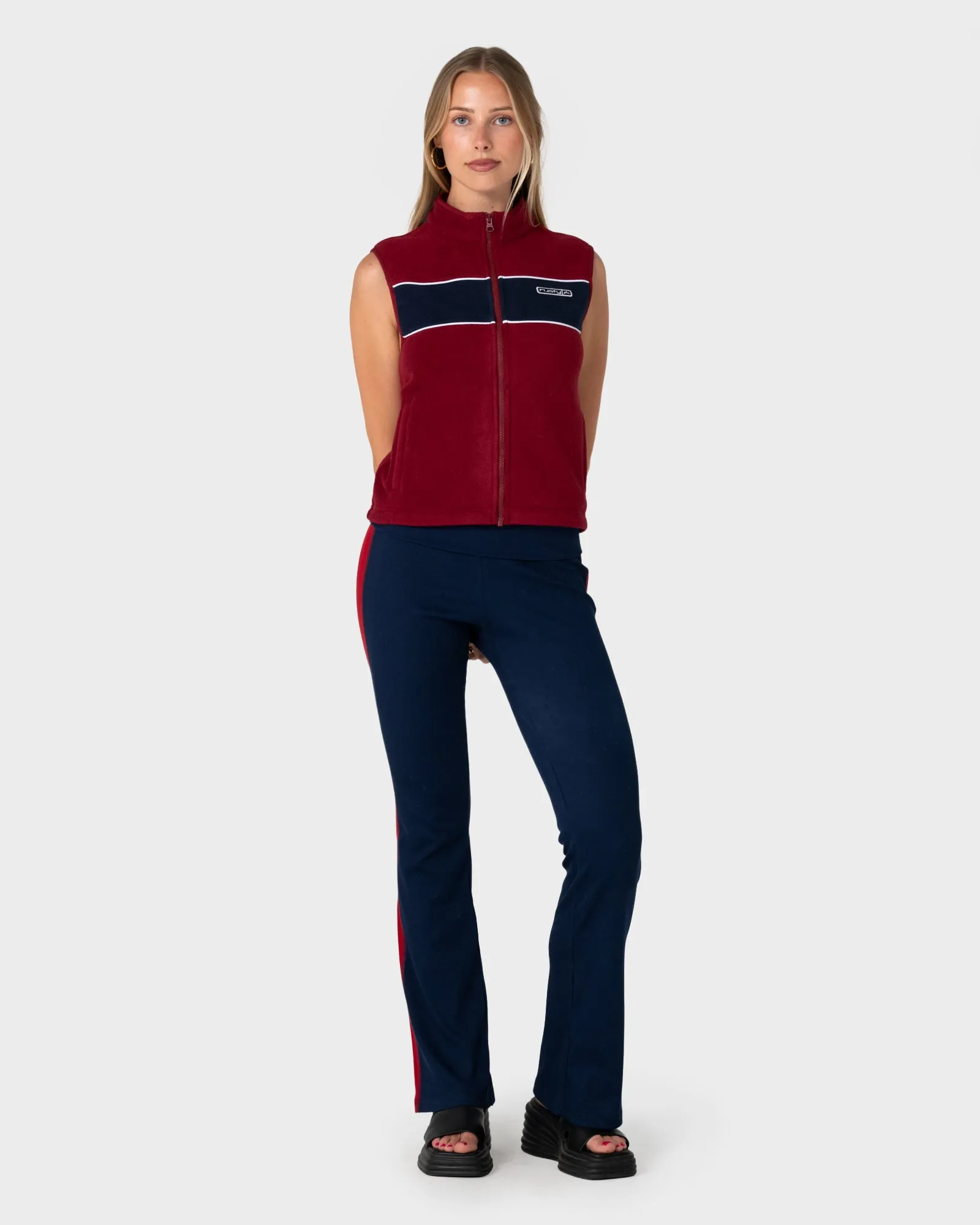 Bless Up Polar Fleece Vest sold by Rusty product image thumbnail 3