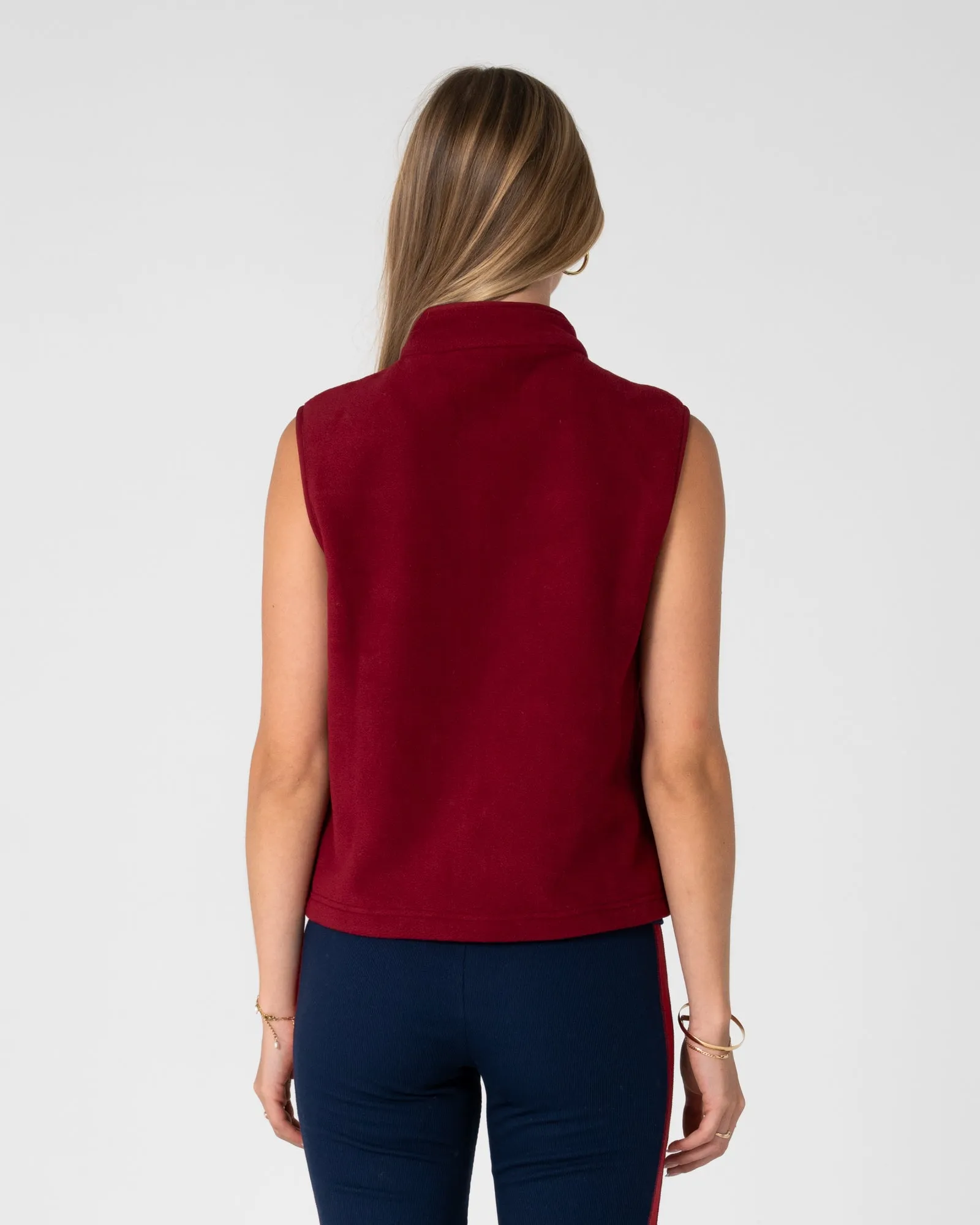 Bless Up Polar Fleece Vest sold by Rusty product image thumbnail 2