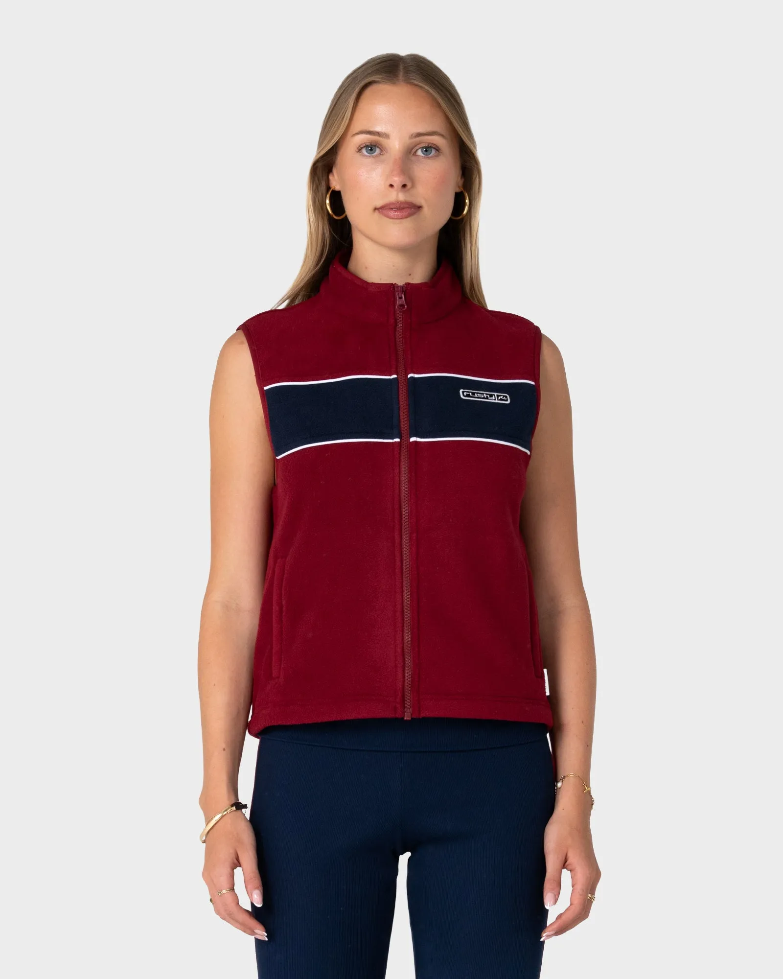 Bless Up Polar Fleece Vest sold by Rusty