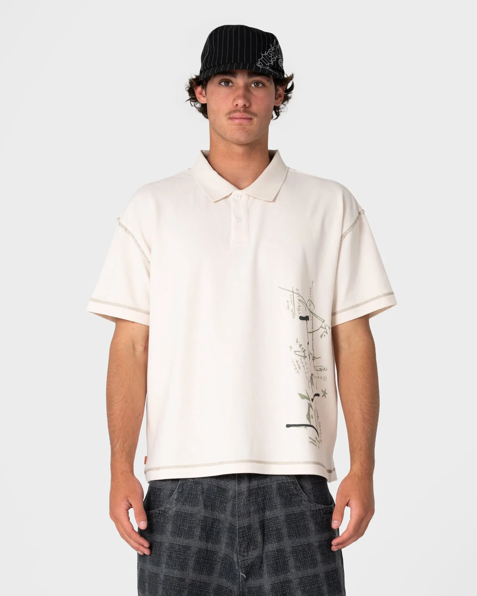 Funkshen Short Sleeve Polo sold by Rusty