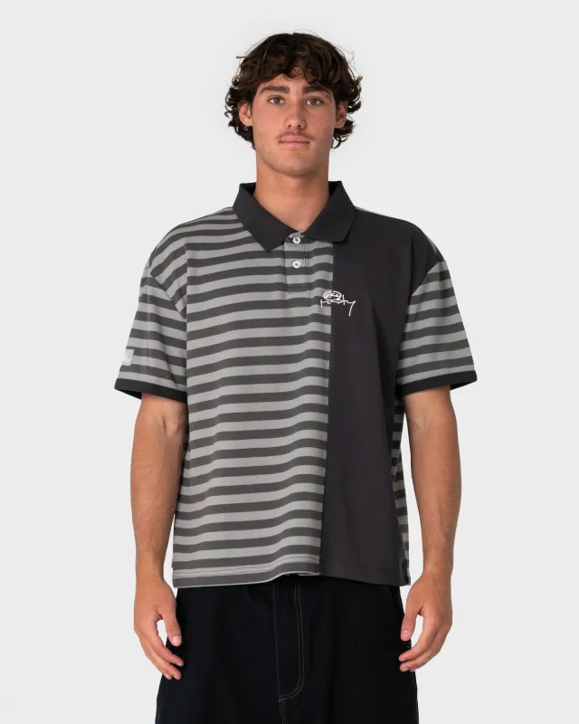 Pop Top Short Sleeve Polo made by Rusty