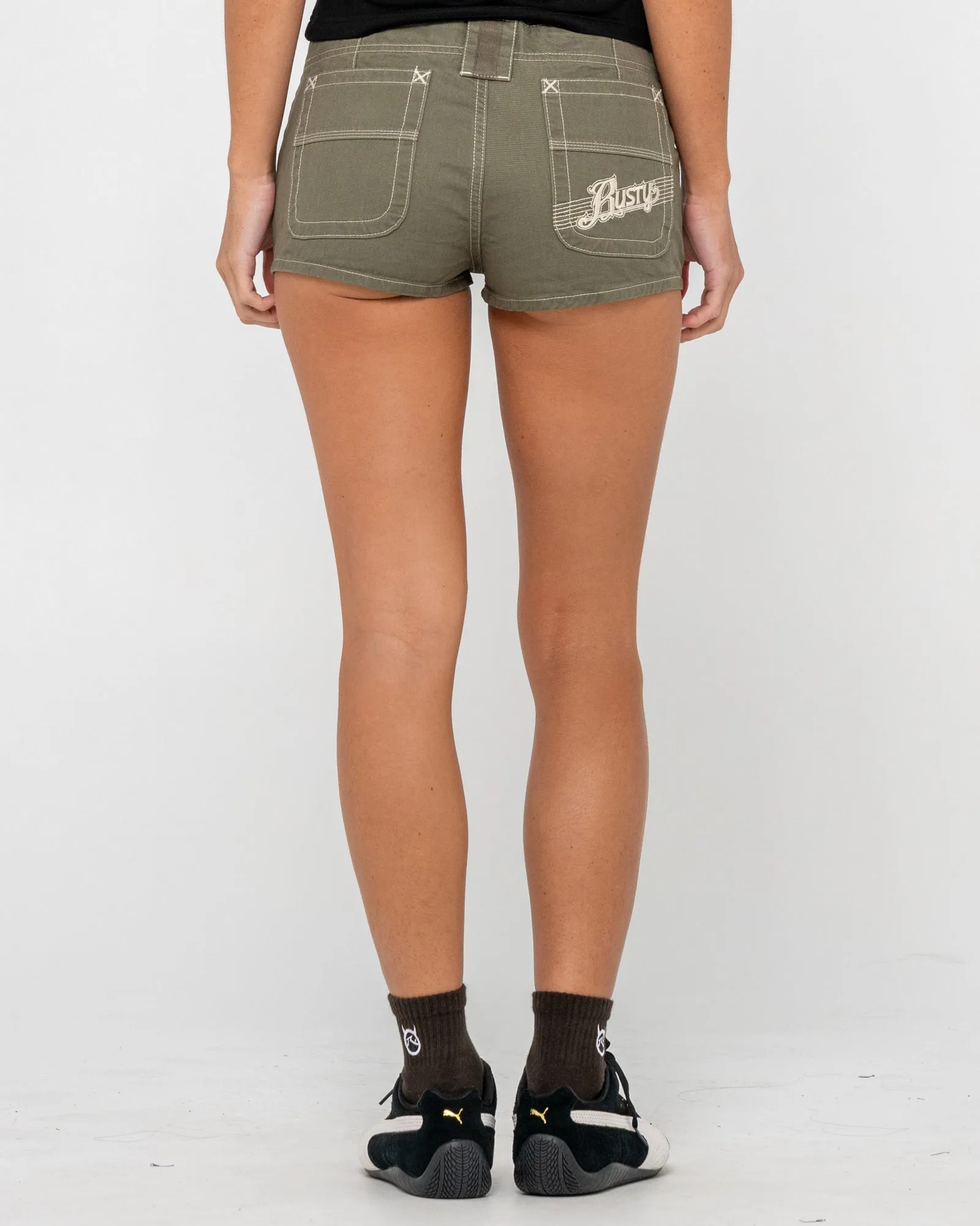 Dirtbag Cargo Low Rise Mini Short sold by Rusty product image thumbnail 2