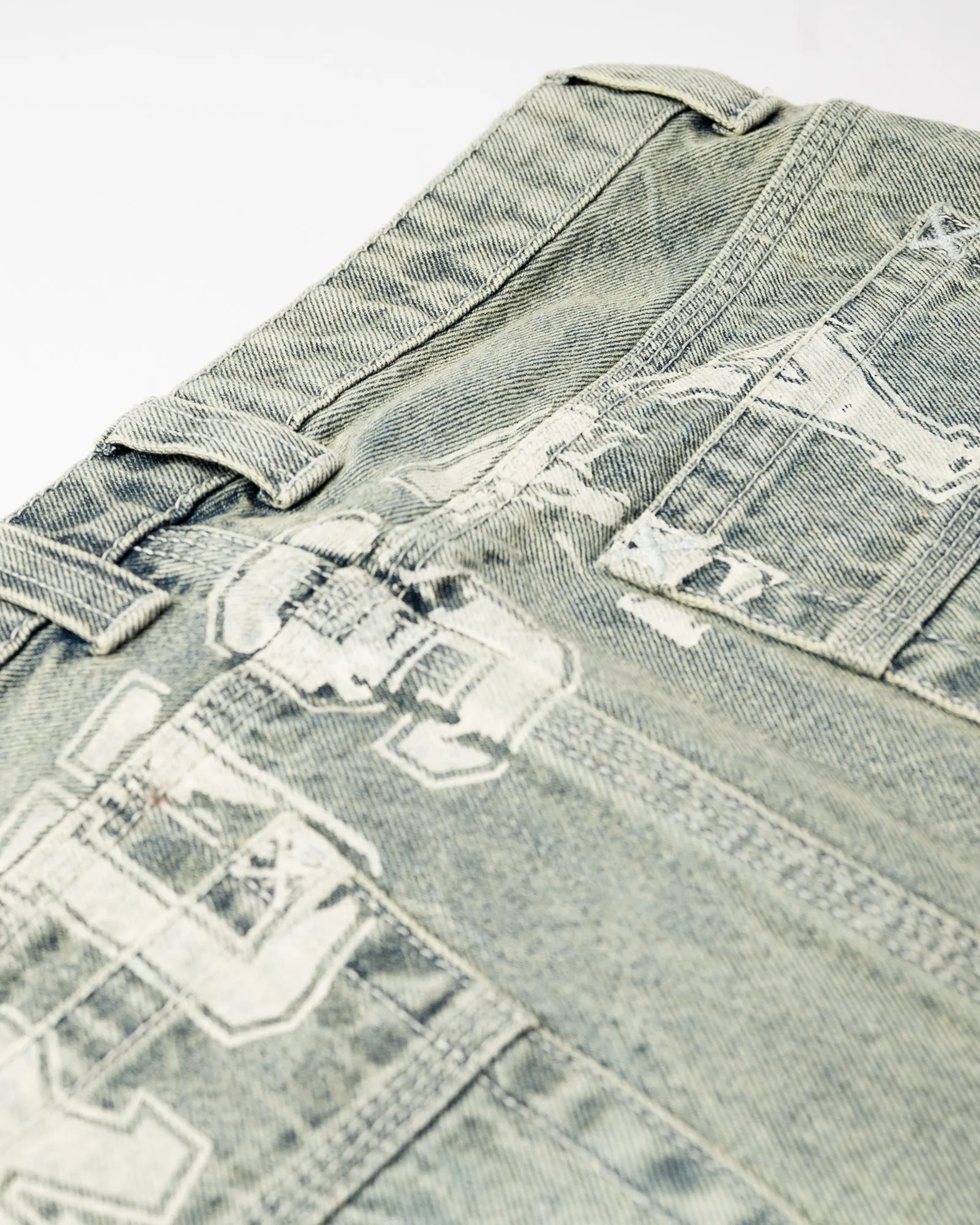 Norty Low Rise Denim Micro Mini Skirt sold by Rusty product image thumbnail 5