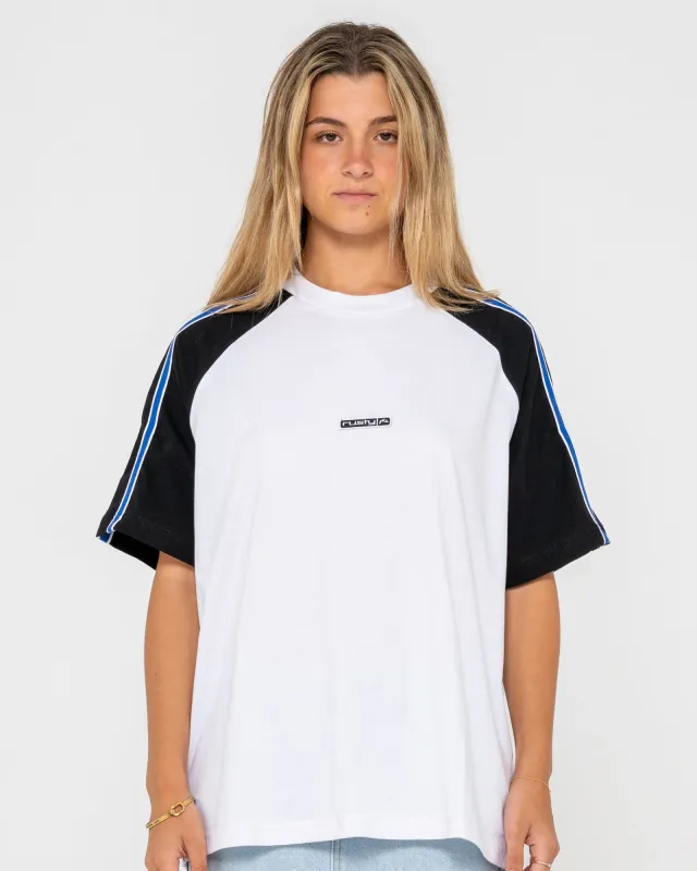 Crank Panelled Oversize Tee made by Rusty