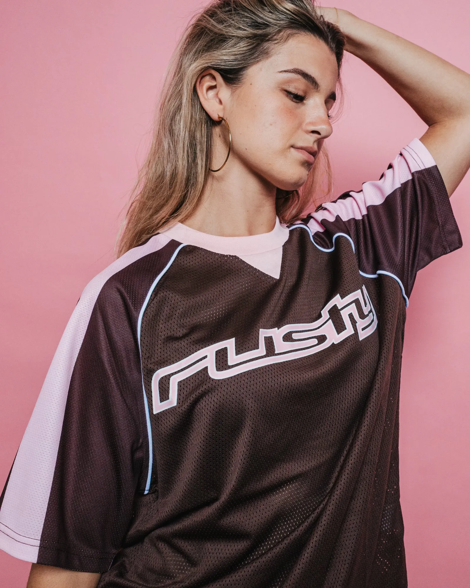 Naples Contrast Oversize Sports Jersey sold by Rusty product image thumbnail 4