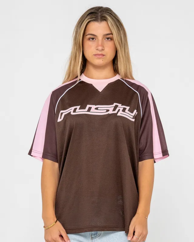 Naples Contrast Oversize Sports Jersey made by Rusty