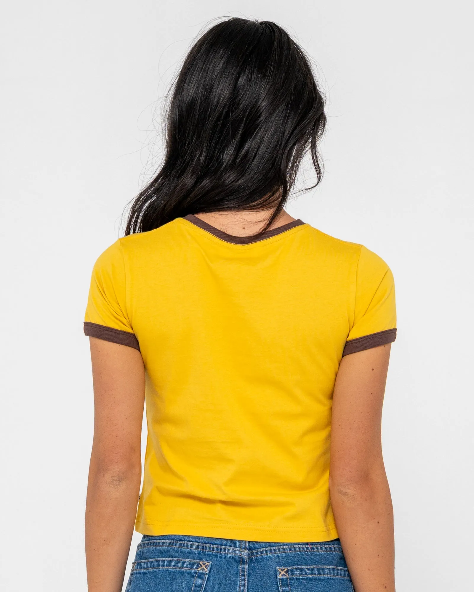 La Cabana Contrast Ringer Mini Tee sold by Rusty product image thumbnail 2