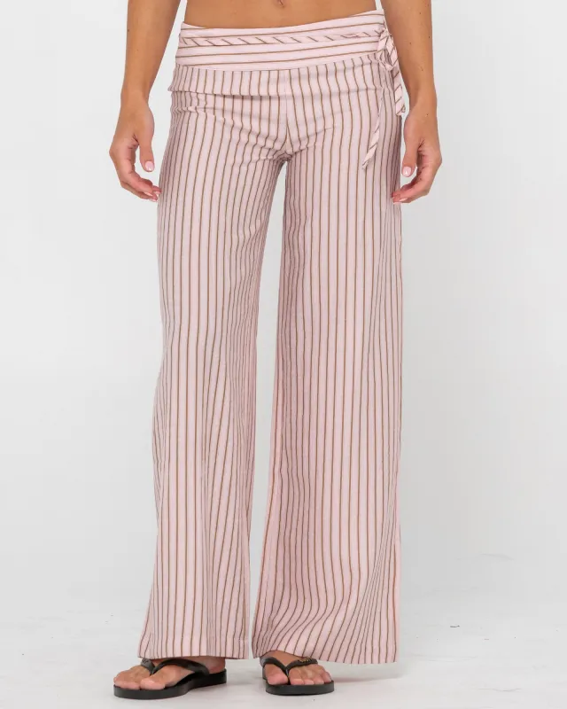 Rhysand Stripe Low Rise Pant made by Rusty