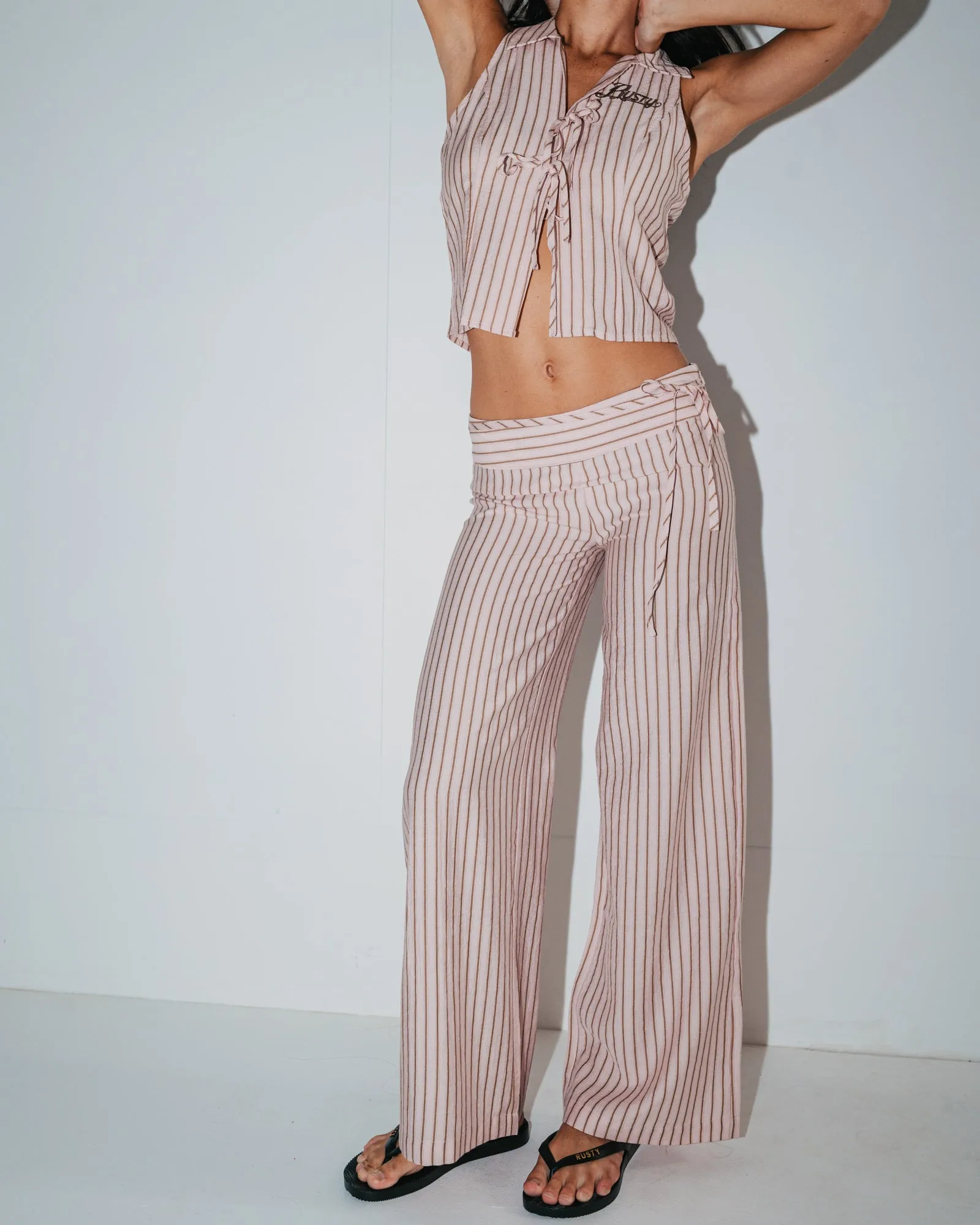 Rhysand Stripe Low Rise Pant sold by Rusty product image thumbnail 5