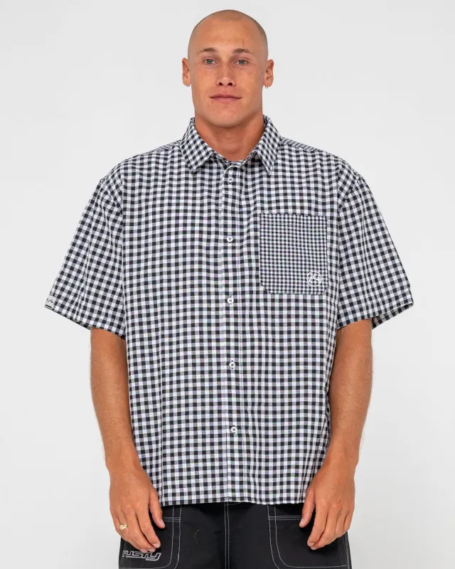 Magnus Check Short Sleeve Shirt made by Rusty