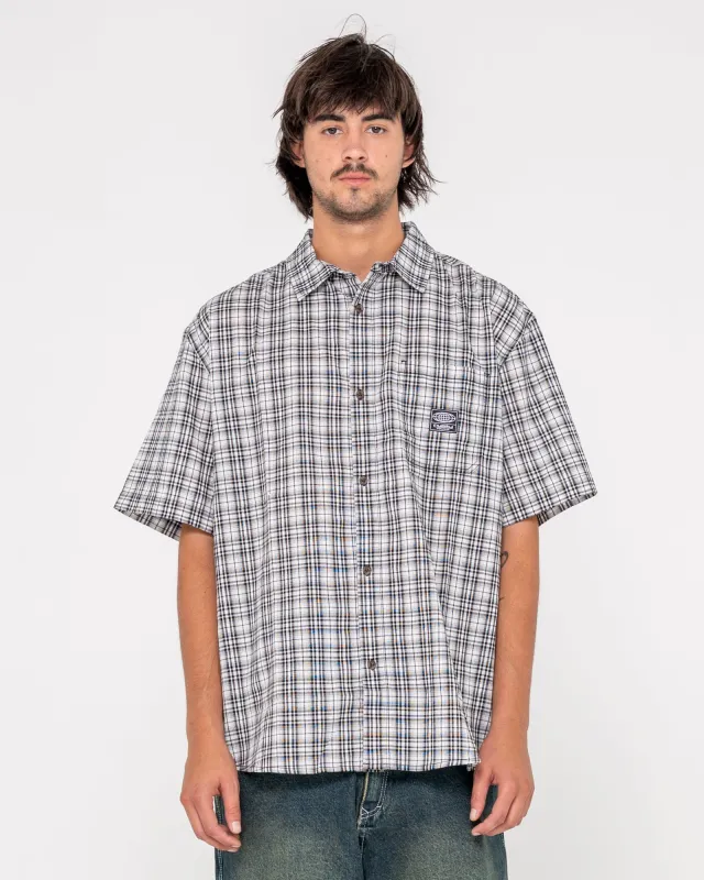 Worldwide Curved Hem Short Sleeve Shirt made by Rusty