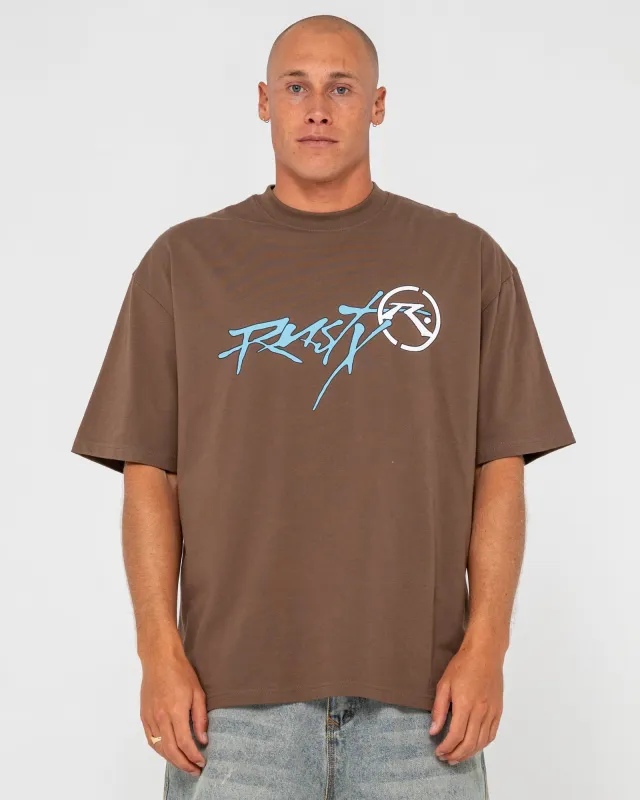 Hoodus Short Sleeve Tee made by Rusty