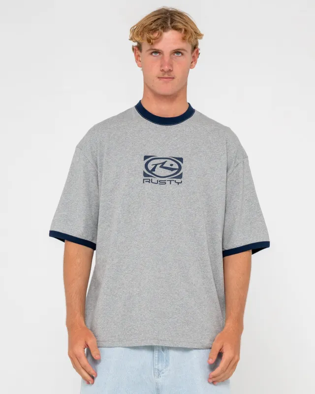 Hyper Ringer Short Sleeve Tee made by Rusty