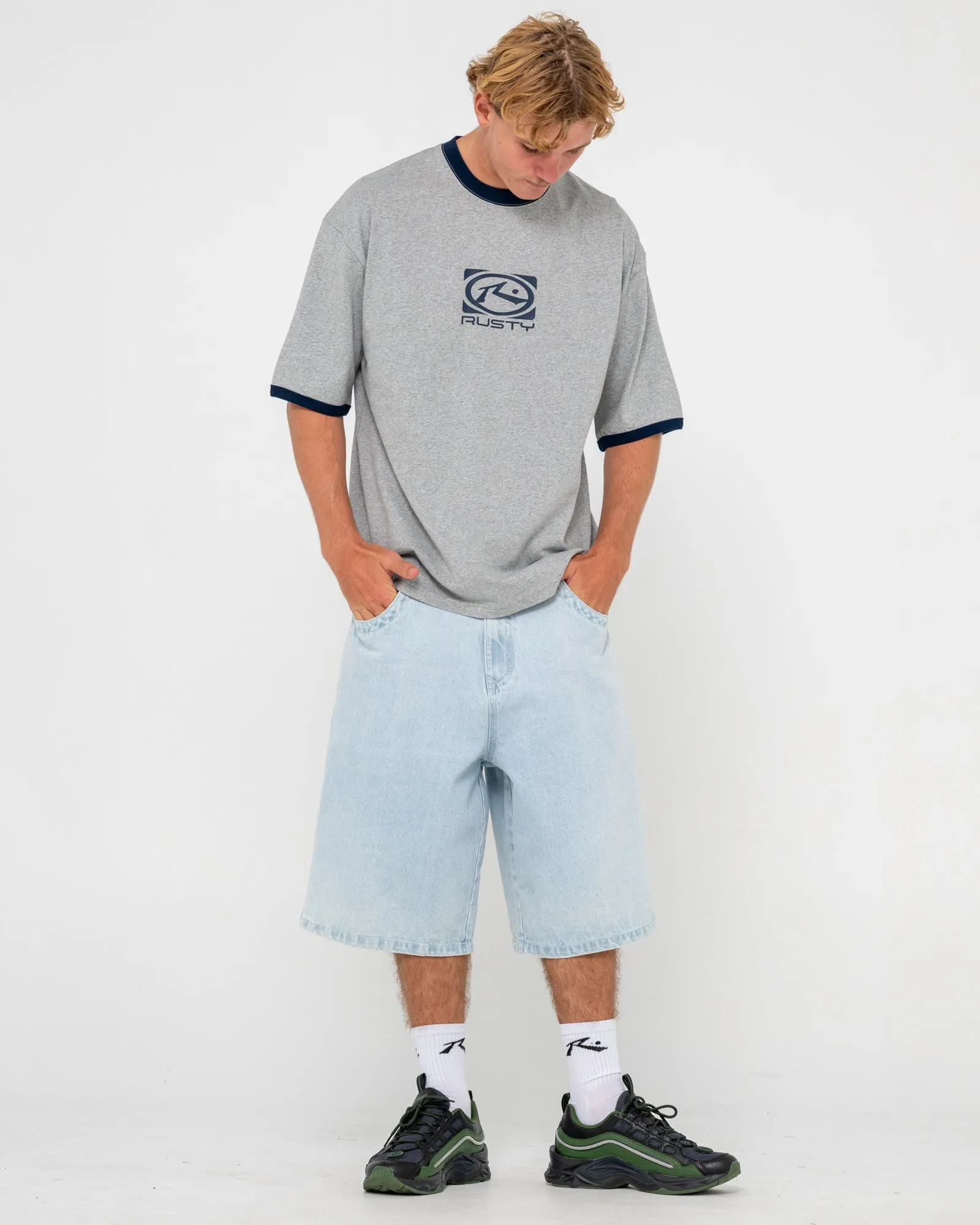 Hyper Ringer Short Sleeve Tee sold by Rusty product image thumbnail 5