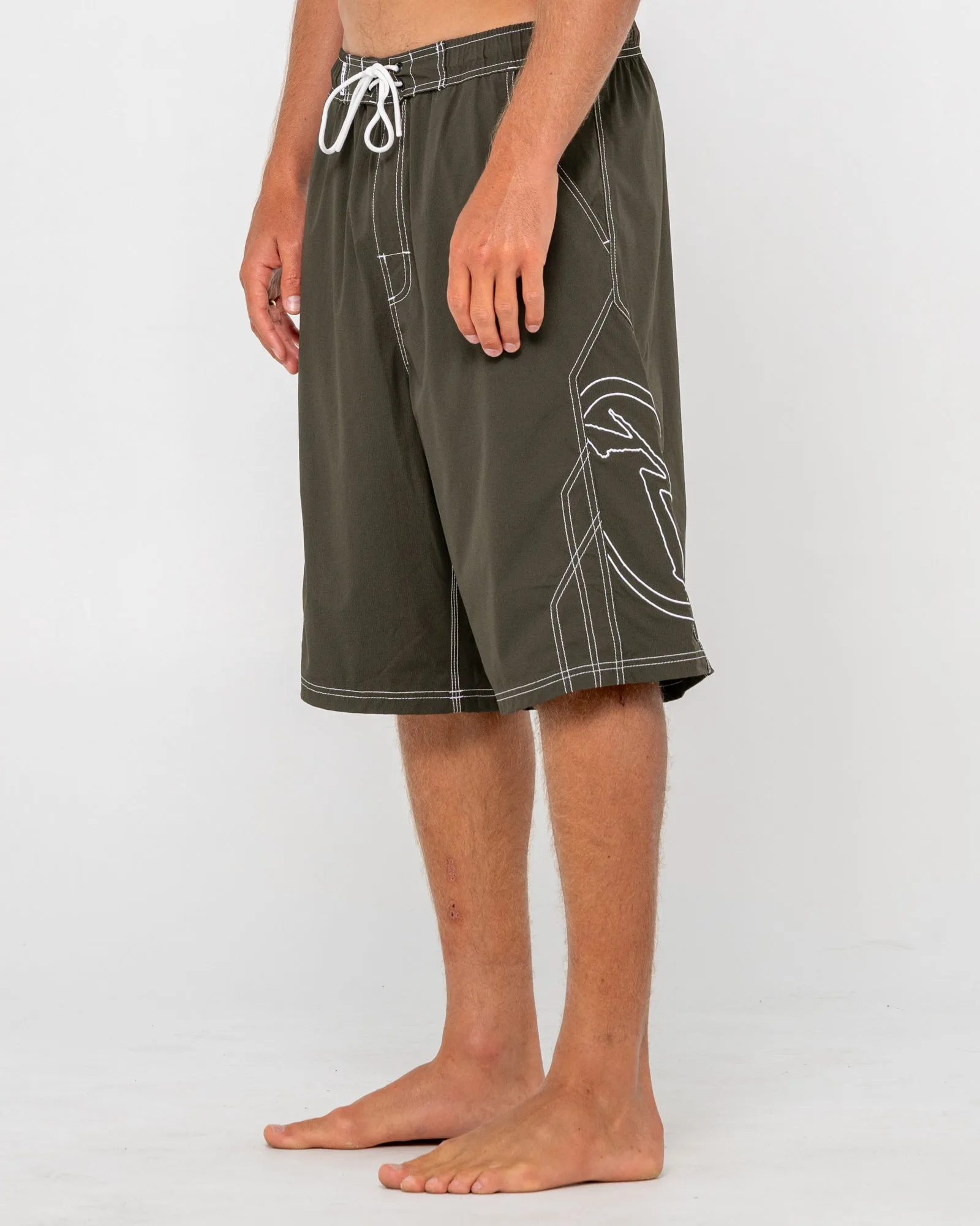 Tombstones Hybrid Waist Boardshort sold by Rusty
