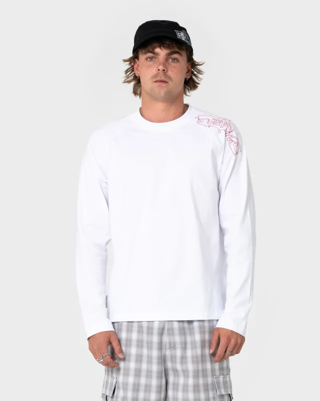 Huff N Puff Long Sleeve Tee made by Rusty