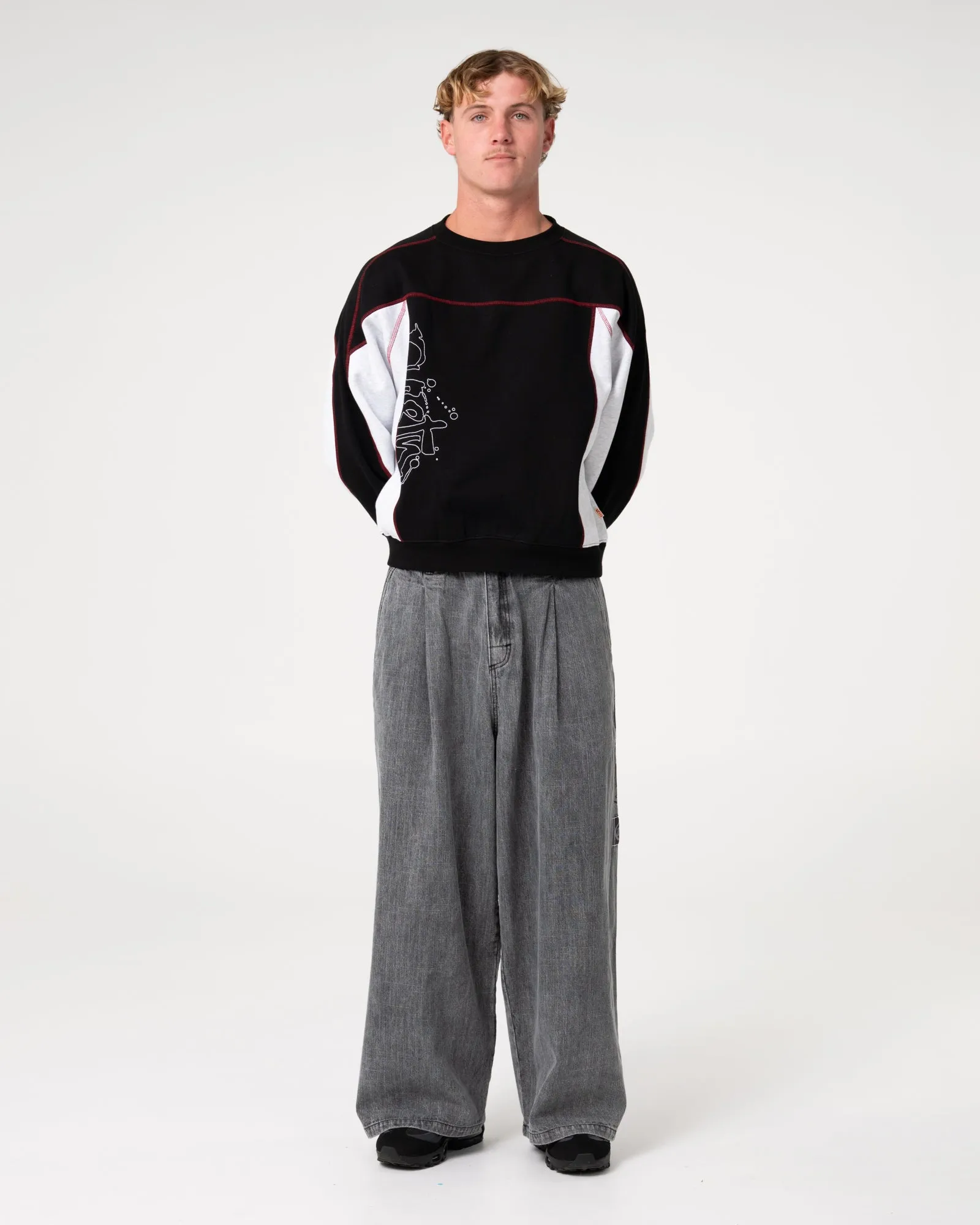 Sawblaze Crew Neck Fleece sold by Rusty product image thumbnail 5