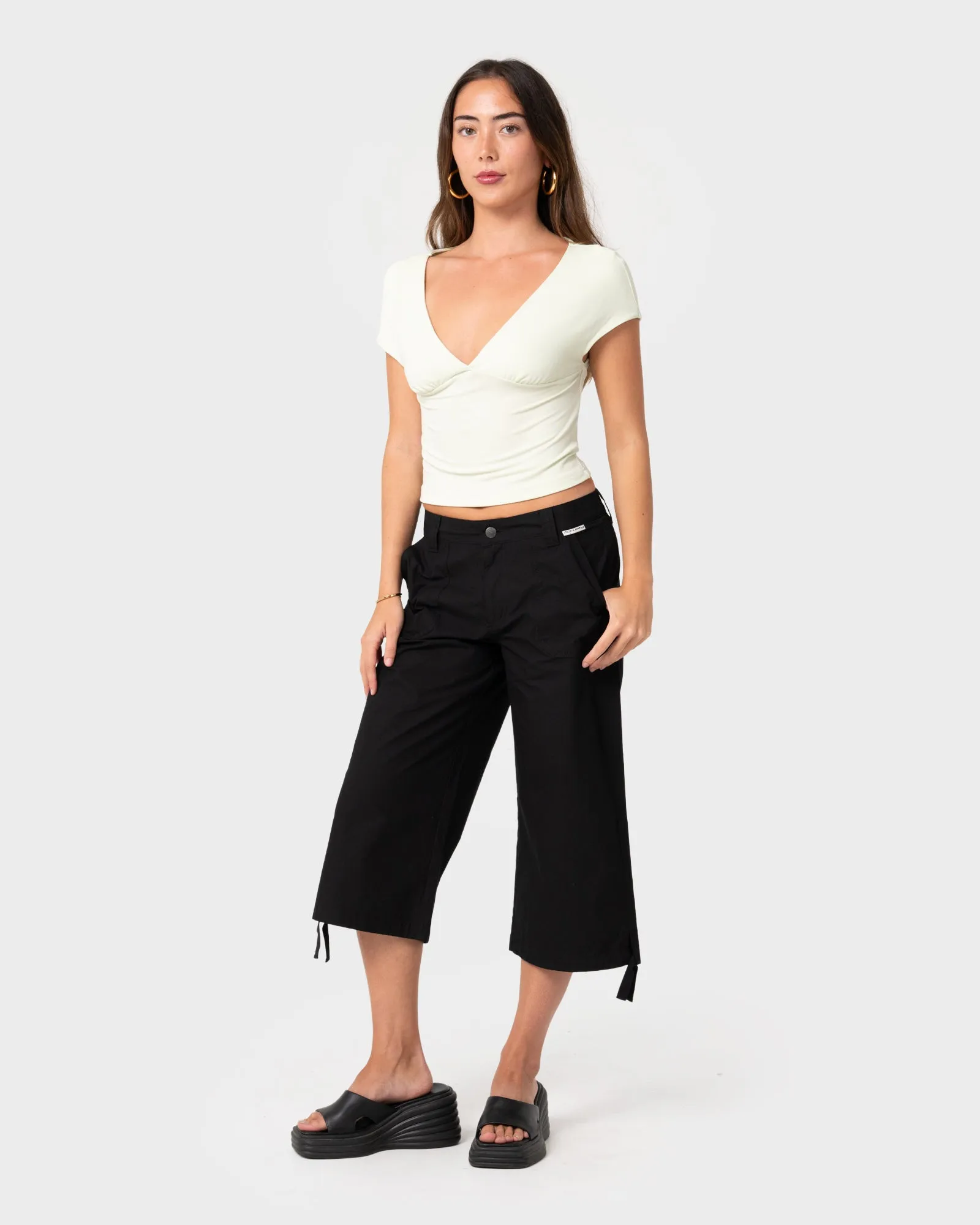 Cameron Low Rise Relaxed Capri Pant sold by Rusty product image thumbnail 3