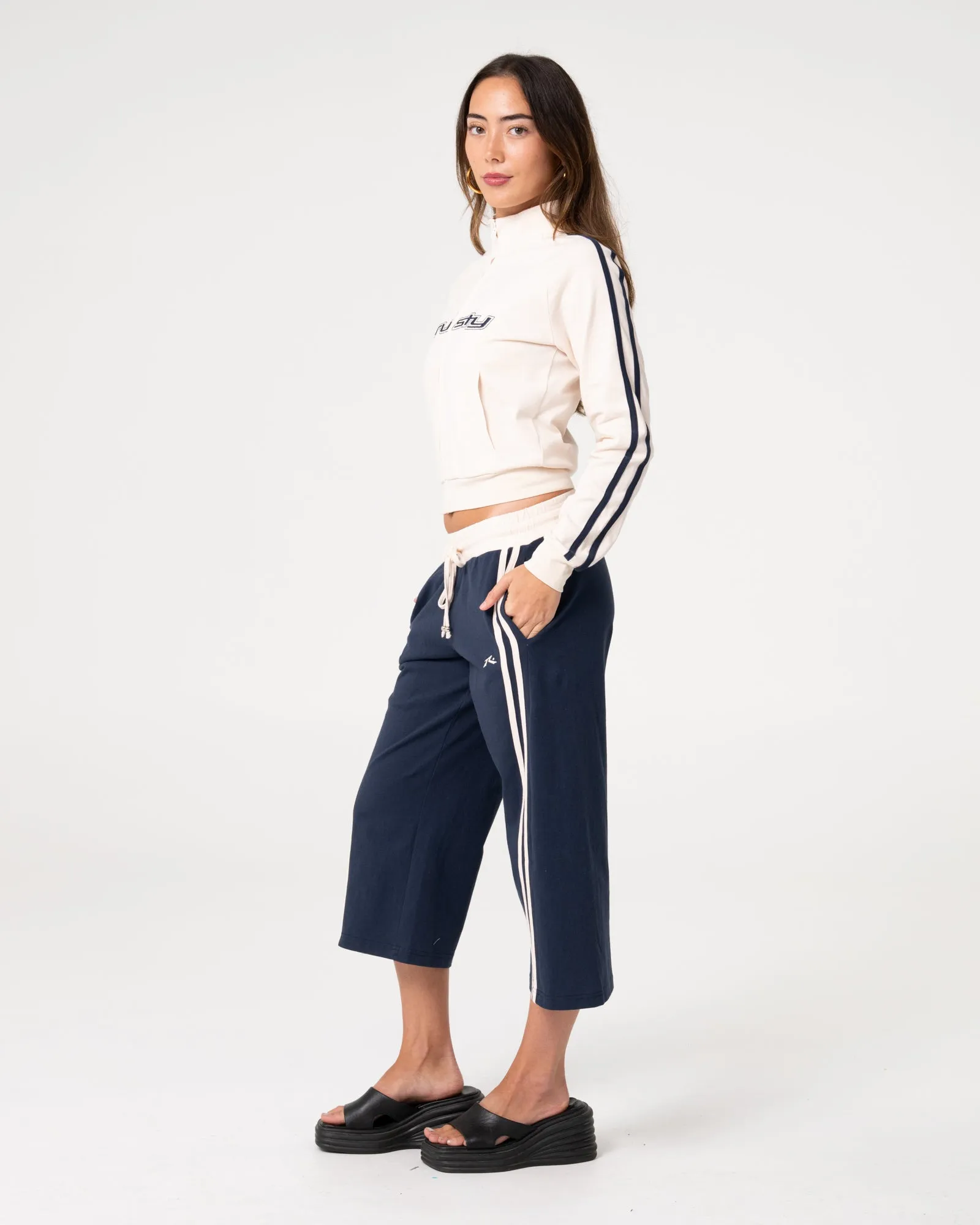 Maneater Fitted Zip Through Track Jacket sold by Rusty product image thumbnail 4