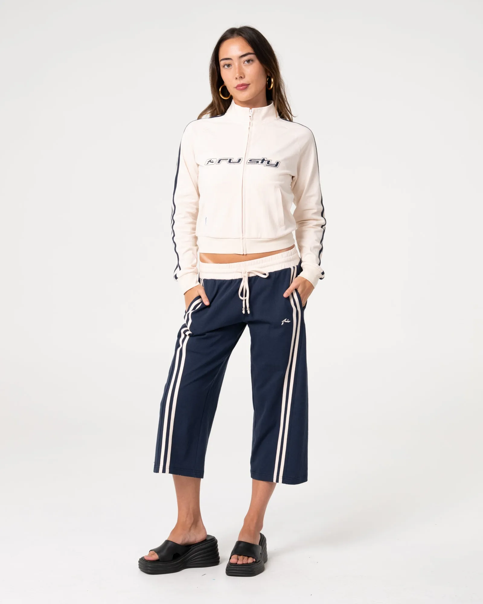 Maneater Fitted Zip Through Track Jacket sold by Rusty product image thumbnail 5