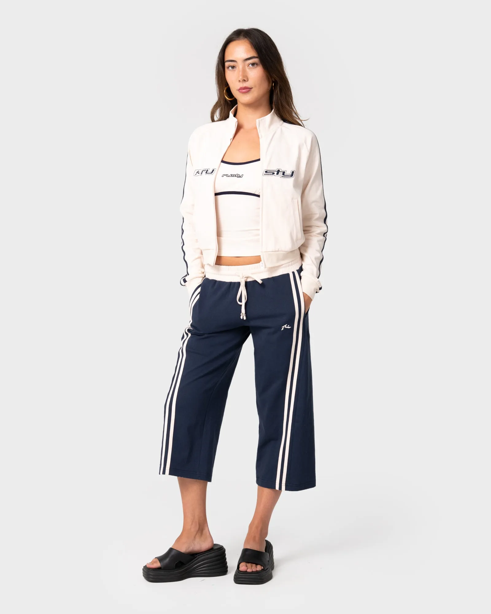 Maneater Fitted Zip Through Track Jacket sold by Rusty product image thumbnail 2