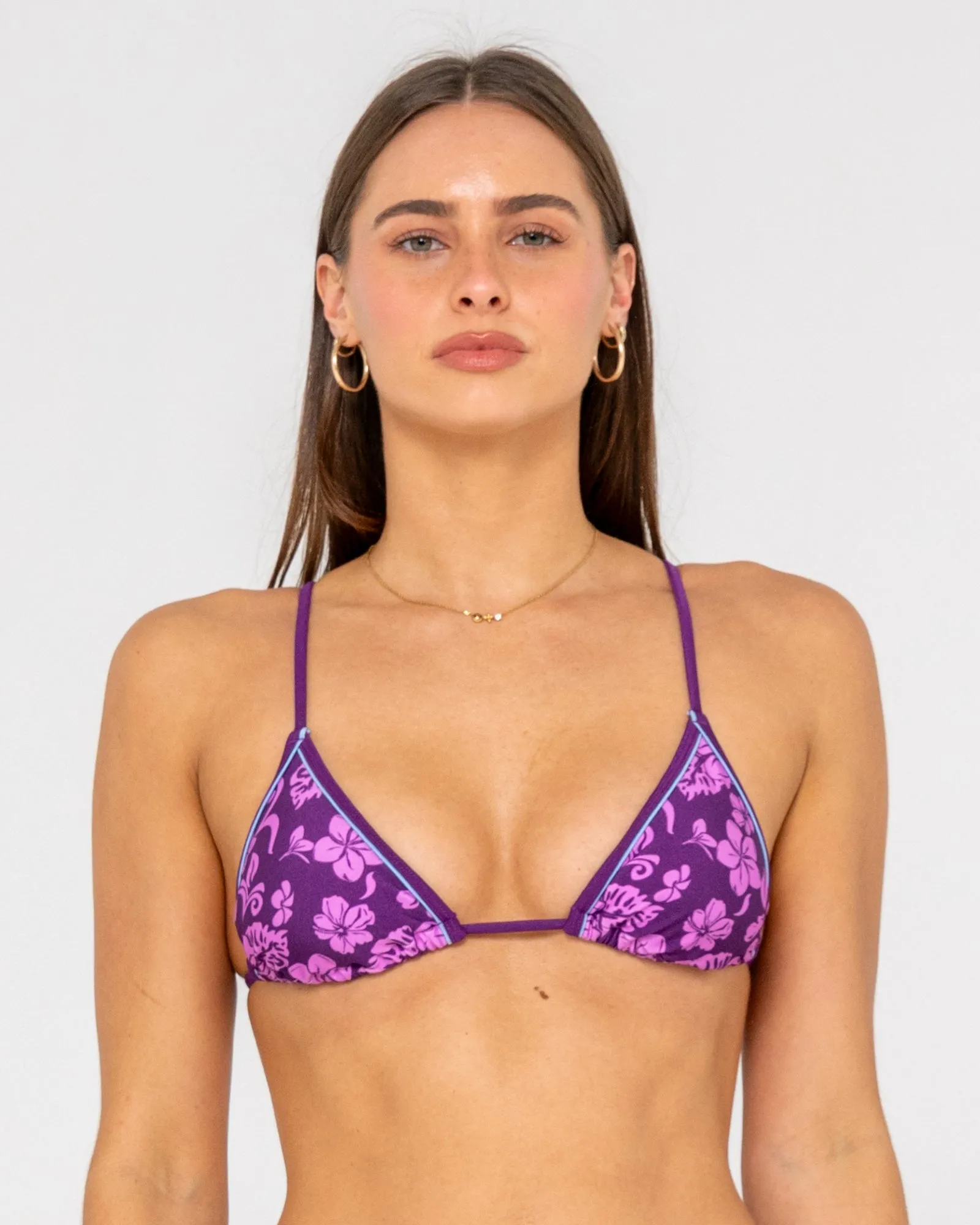 Carbina Sliding Tri Bikini Top sold by Rusty