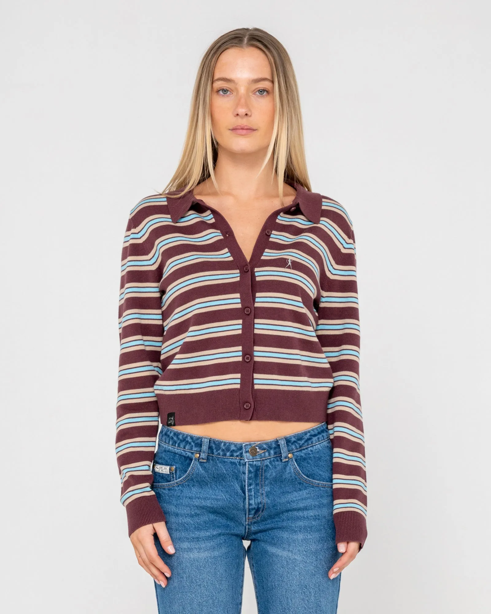 Extra Credit Button Up Cardigan sold by Rusty