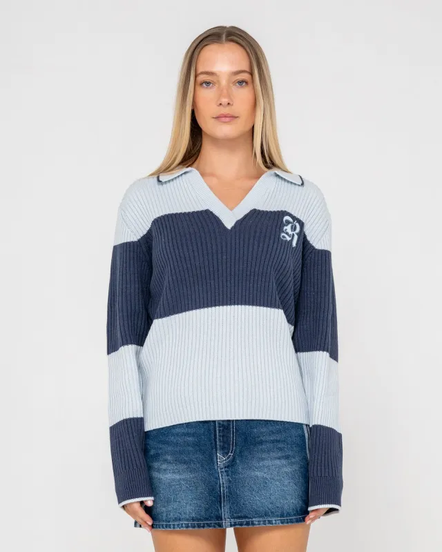 Try Me Knitted Rugby Top made by Rusty