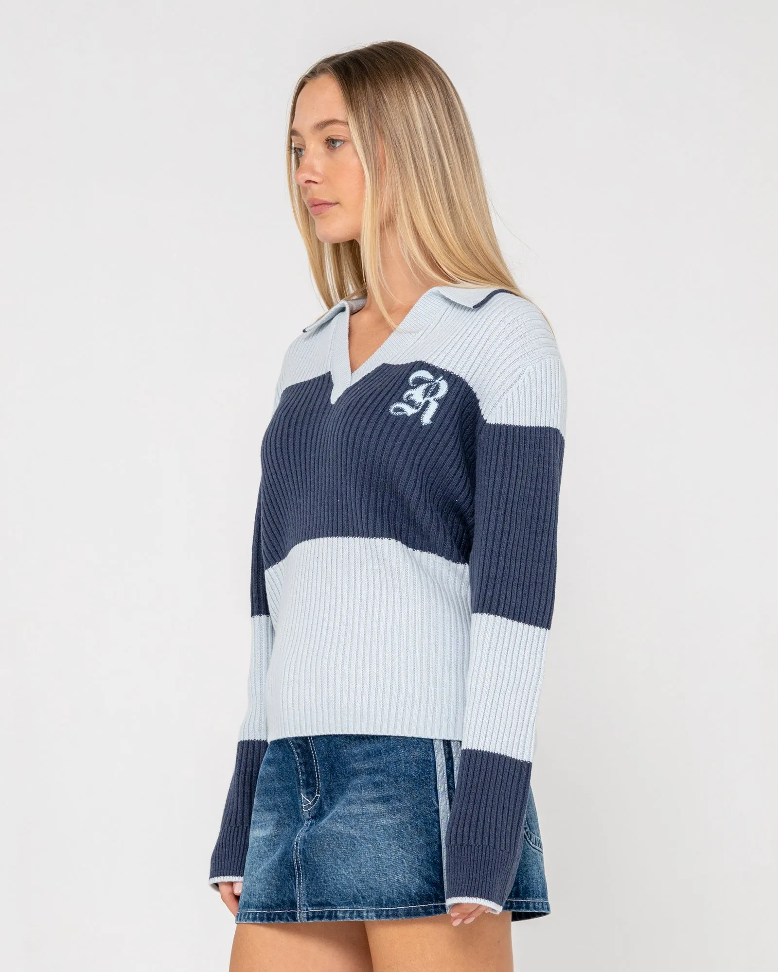 Try Me Knitted Rugby Top sold by Rusty product image thumbnail 3