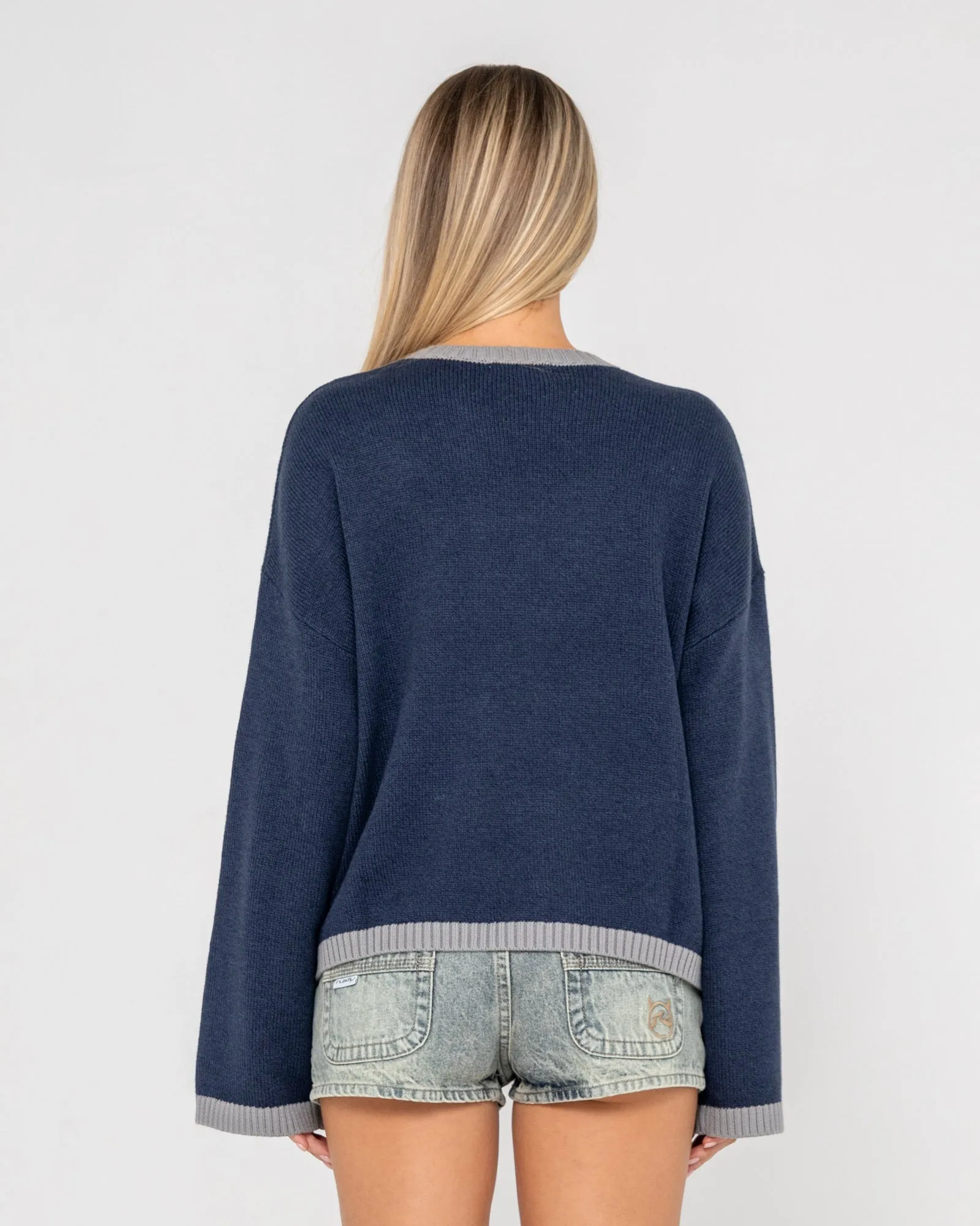 Rider Relaxed Crew Neck Knit sold by Rusty product image thumbnail 2