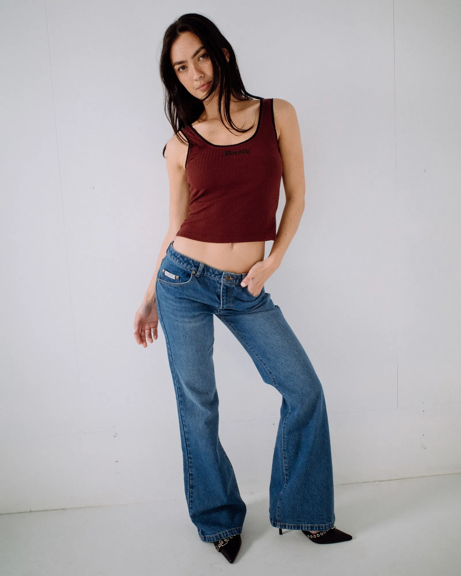 Freida Flare Low Rise Jeans sold by Rusty product image thumbnail 4