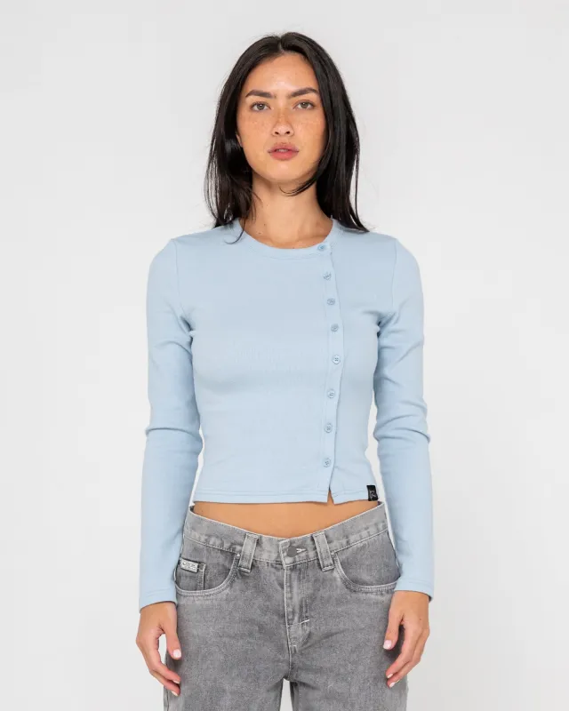 Button Up Long Sleeve Top made by Rusty