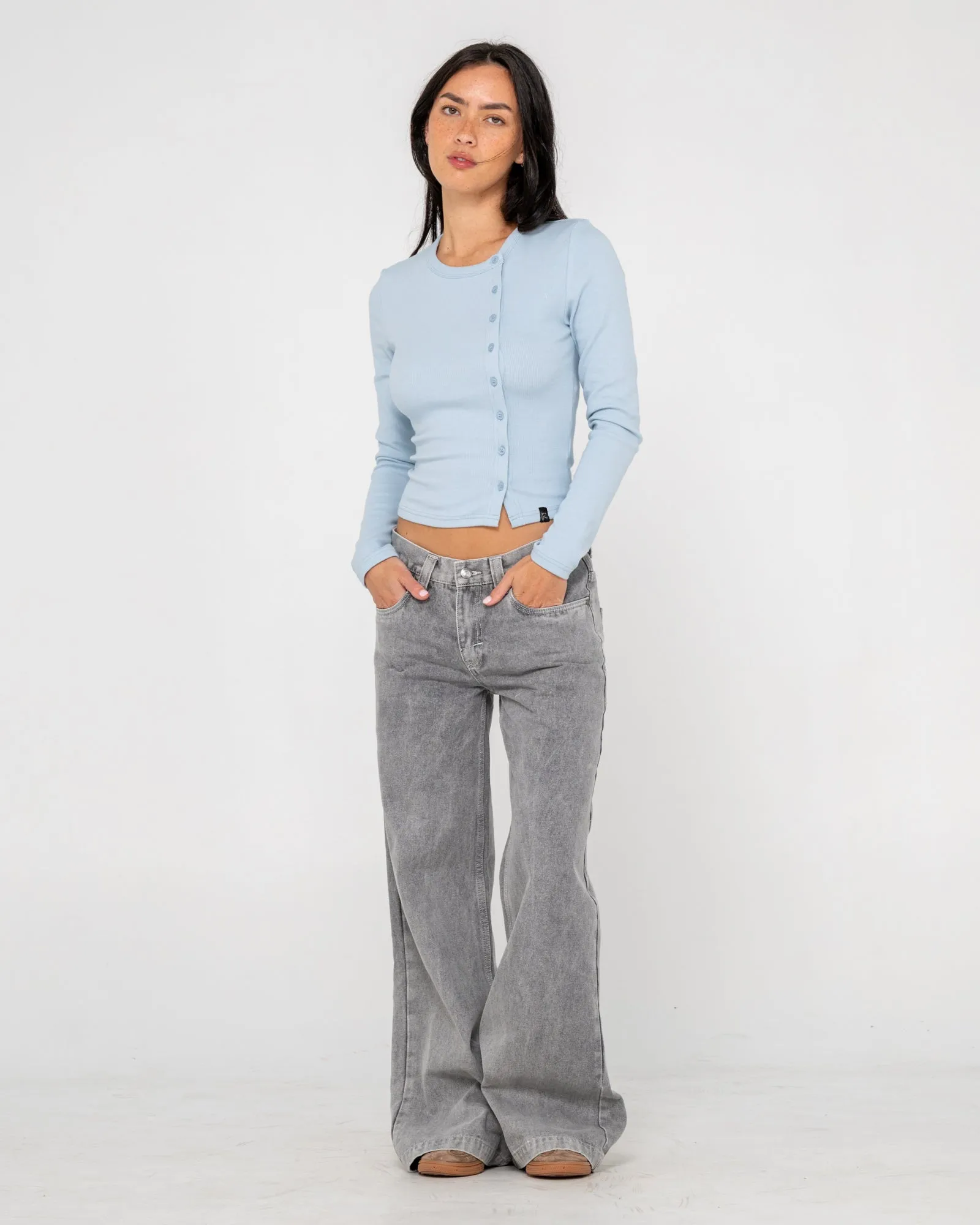 Button Up Long Sleeve Top sold by Rusty product image thumbnail 5