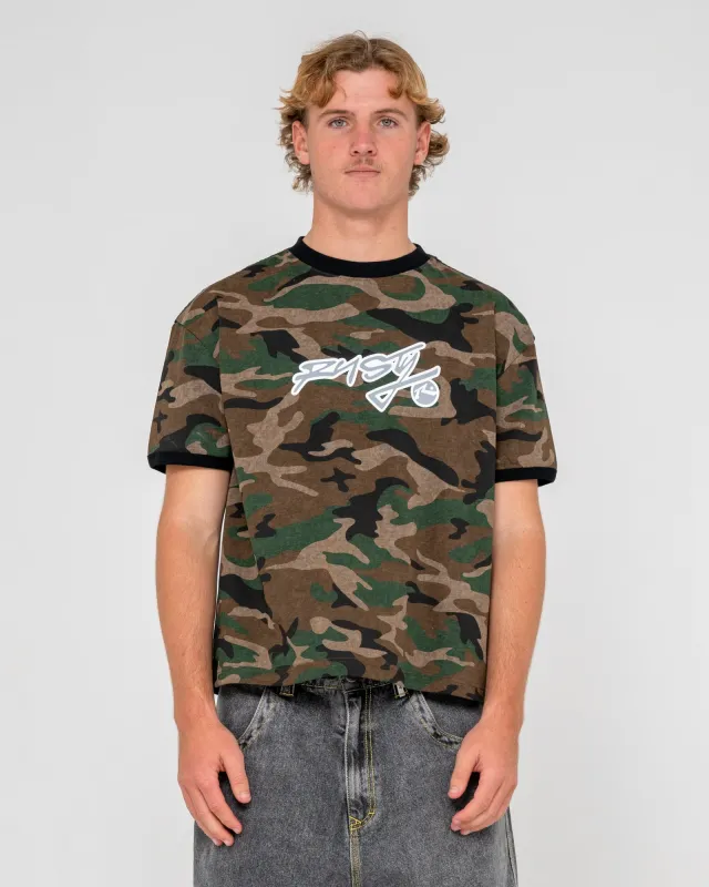 Rambo Ringer Short Sleeve Tee made by Rusty