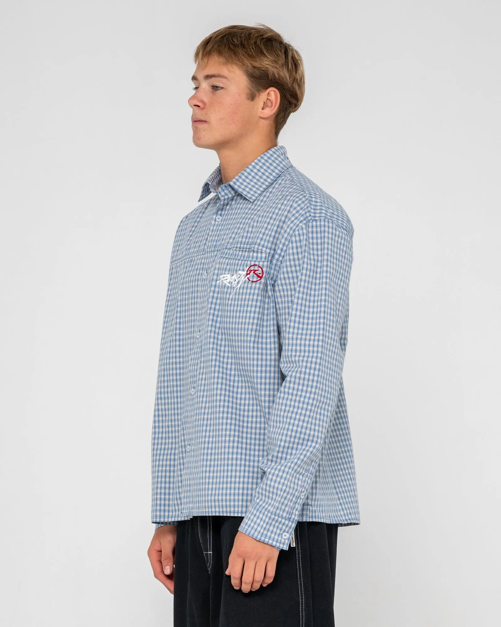 Cooper Mini Check Long Sleeve Shirt sold by Rusty product image thumbnail 3