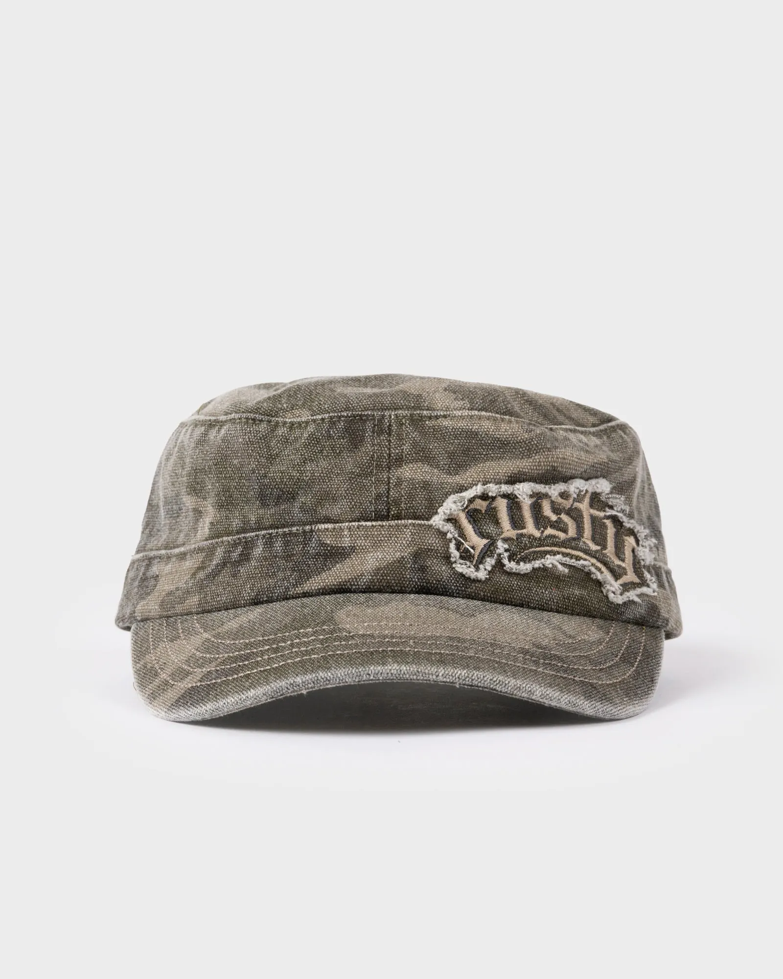 Punked Camo Military Cap sold by Rusty product image thumbnail 3
