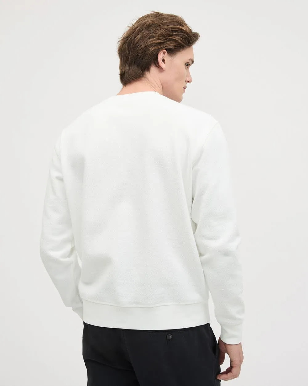 Long-Sleeve Crew-Neck Heavy-Knit Sweater sold by RW&CO. product image thumbnail 3
