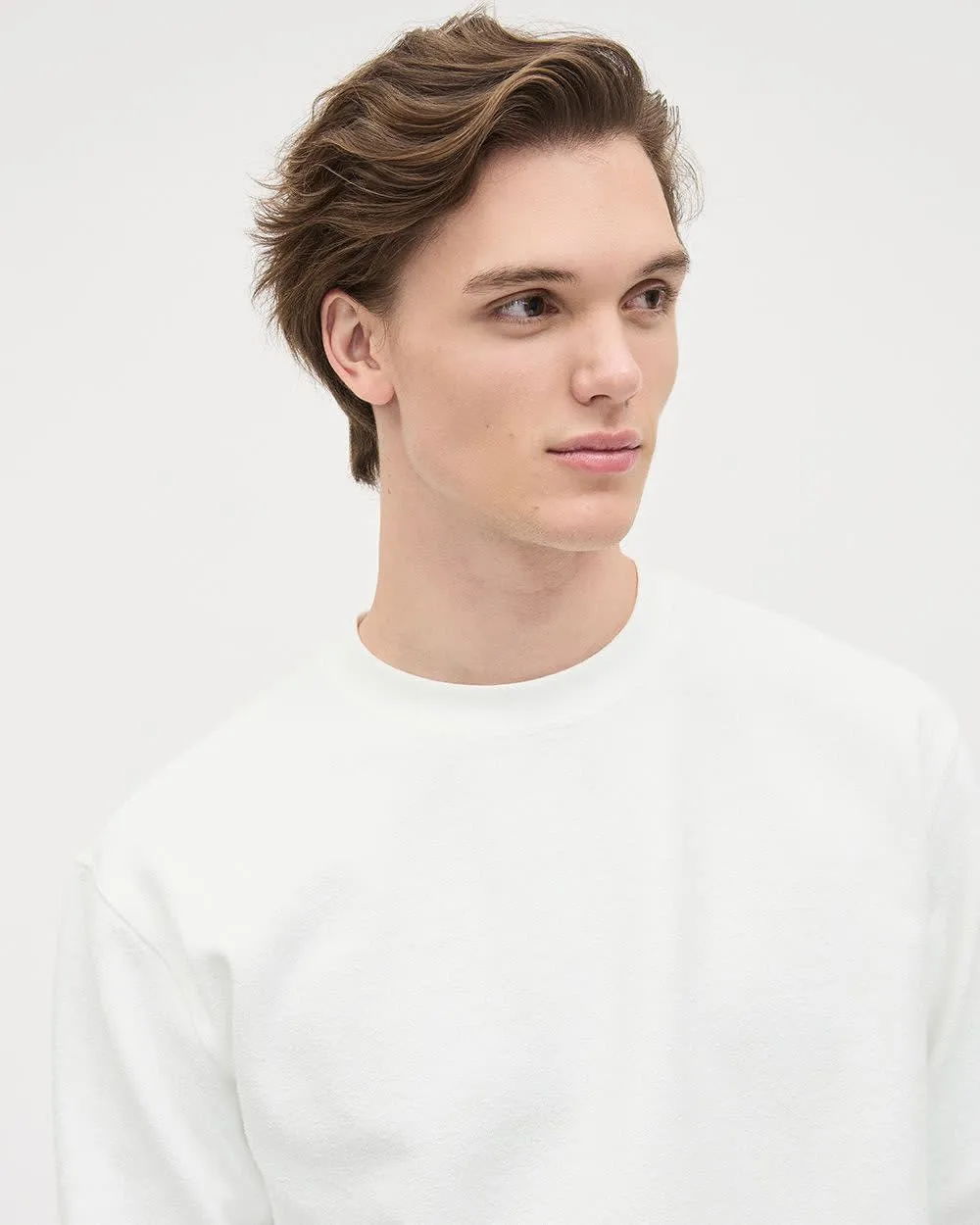 Long-Sleeve Crew-Neck Heavy-Knit Sweater sold by RW&CO. product image thumbnail 4