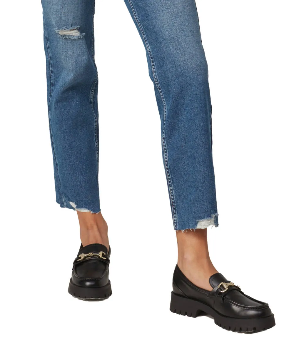 Lola Jeans DENVER-DIS High Rise Straight Jeans sold by RW&CO. product image thumbnail 3