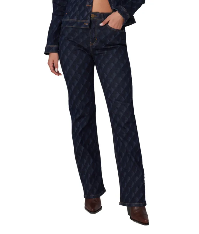 Lola Jeans DENVER-DRF High Rise Straight Jeans sold by RW&CO.