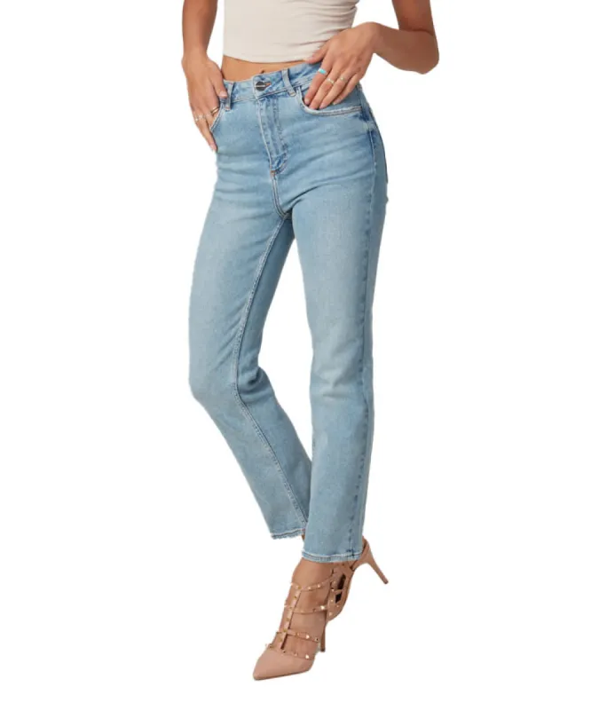 Lola Jeans DENVER-DS High Rise Straight Jeans sold by RW&CO.