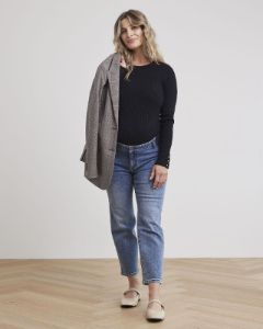 Vintage Wash Slim Ankle Leg Jeans - Thyme Maternity sold by RW&CO.