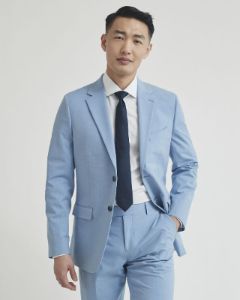 Tailored Fit Blue Suit Blazer | RW&CO. sold by RW&CO.