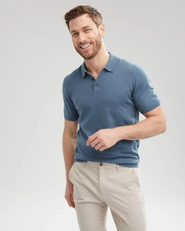 Short Sleeve Polo Sweater | RW&CO. sold by RW&CO.